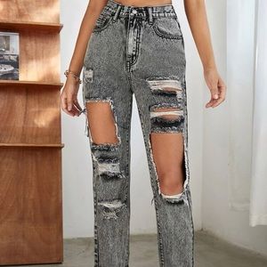 Dark Grey, Women's Medium Jeans